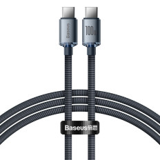 Kabelkabel zum schnellen Laden und Datenübertragung USB-C USB-C 100W 1.2m Schwarz