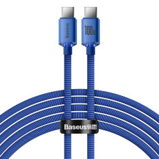 Kábelkábel a gyors terheléshez és az adatátvitelhez USB-C USB-C 100W 2M kék