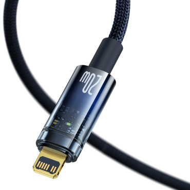 Raziskovalec serija kabel USB-C kabel iPhone Lightning 20W 1M BLUE