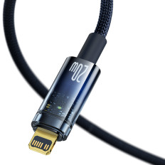 Raziskovalec serija kabel USB-C kabel iPhone Lightning 20W 1M BLUE