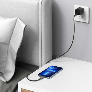 Raziskovalec serija kabel USB-C kabel iPhone Lightning 20W 1M BLUE
