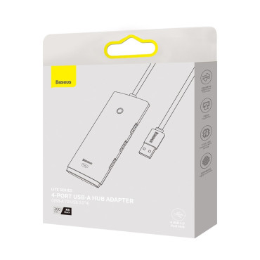 Lite Series Hub 4-port USB-A až 4xUSB-A 3,0 2m černá
