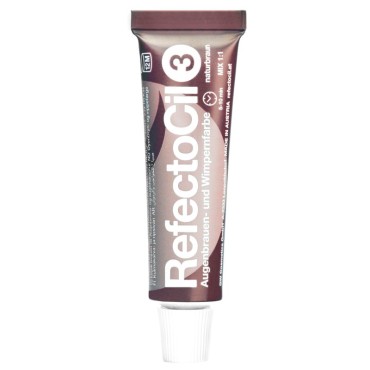 Gelna kane Refectocil 3 smeđa — pogled sprijeda