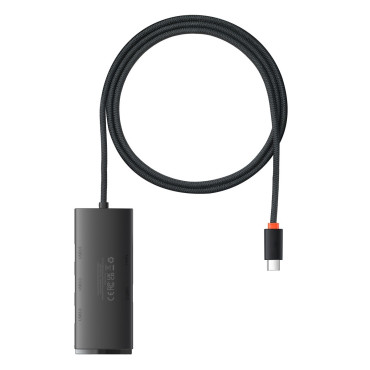 Lite-sarja HUB UB-C 4X HUB 3.0 1m musta