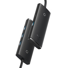 Lite-sarja HUB UB-C 4X HUB 3.0 1m musta