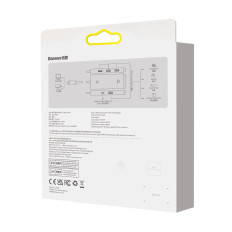 Lite serija Hub UB-C 4x Hub 3.0 1m Črna