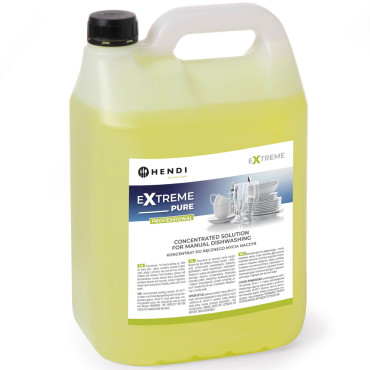 Líquido de concentrado profissional para lavagem manual 5L - Hendi 975145