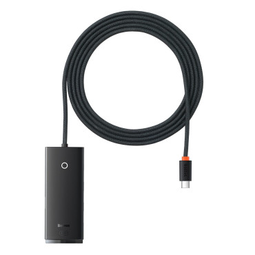 Lite Series Hub Adapteri USB-C 4x USB 3.0 2m musta