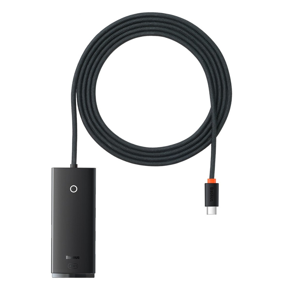 Lite Series Hub Adapter USB-C 4X USB 3.0 2M Svart