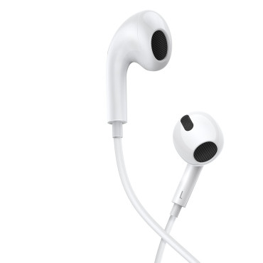 Žične slušalke Ecoks H17 Minijack 3.5mm Bela