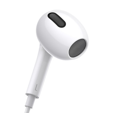 Káblové slúchadlá ENKK H17 MINIJACK 3.5mm Biela