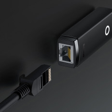Externt USB LAN-kort Typ A RJ45 100Mbps grå