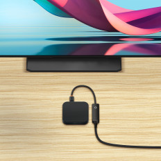 Externt USB LAN-kort Typ A RJ45 100Mbps grå