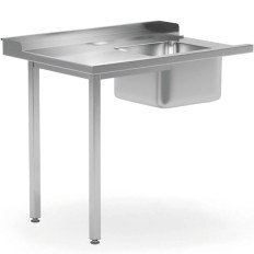 Tabela de carregamento para 1200 x 700 x 850 mm pia lavagem de lavar louça - esquerda