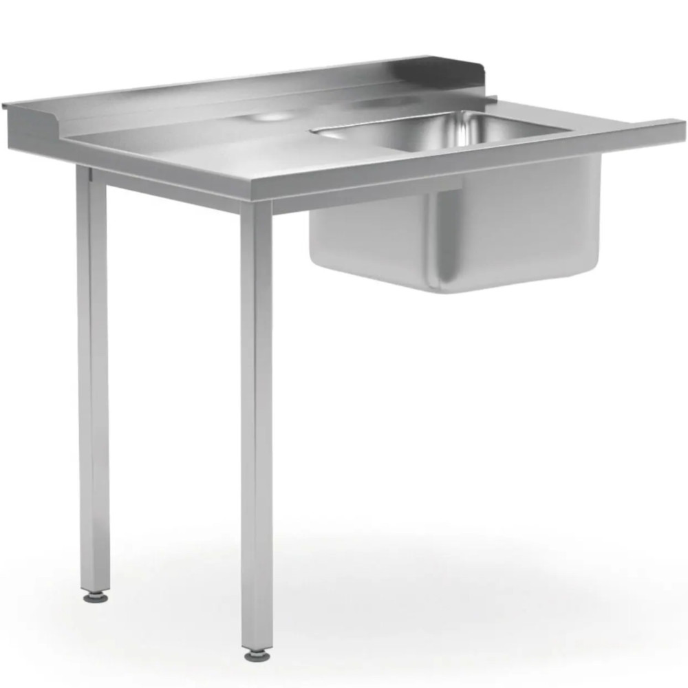 Laddar tabell för 1200 x 700 x 850 mm handfat diskmaskiner - vänster
