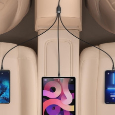 Flash Series II USB-C Cabo IPhone Relâmpago MicroLousb 100 W 1.5m Preto