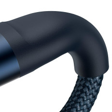 "Flash" serija II USB C USB kabelio tipas "iPhone" žaibas "MicroUSB 100W" 1.5m Blue