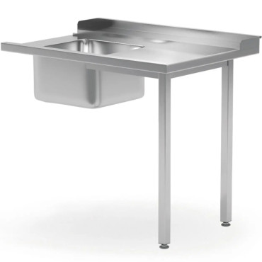 Τραπέζι φόρτωσης για 1200 x 700 x 850 mm Νιπτήρα πιάτων - Δεξιά