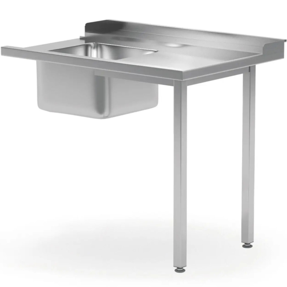 Nákladní stůl pro myčky s dutinou 1200 x 700 x 850 mm - PRpol_LatnY