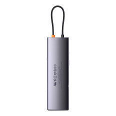 Multifunksjonell nav 12in1 USB-C HDMI DP USB-C Minijack 3.5mm Rj45 sd