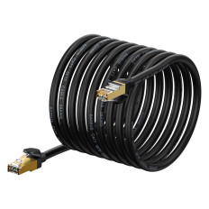 Hitrost Sedem Quick RJ45 Cat Network Cable 7 10Gbps 15m črna