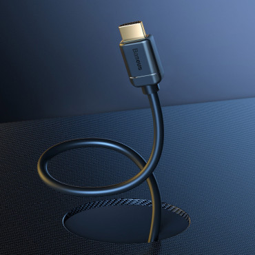 Kabel HDMI 2.0 75cm svart kabel