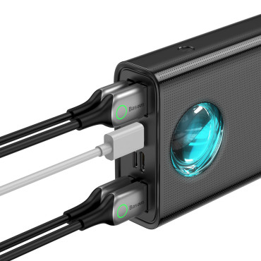 Amblight PowerBank 65W 30000Mah čezmorskih izdaj Black