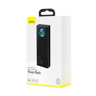 Amblight PowerBank 65W 30000Mah čezmorskih izdaj Black