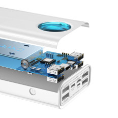 "Amblight Powerbank" 65W 30000MAH užjūrio leidimas baltas