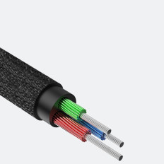 YIVE M30 AUX AUX AUX Kábel 3.5mm Pánske Mini Jack 1m Silver-Black
