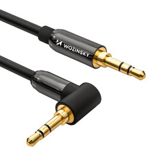 Aux Cable Angle Male-Male Mini Jack 2m Cable