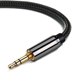 Cable universal mini jack aux 3m cable negro