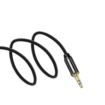 Univerzálny kábel Mini Jack Aux kábel 1.5m Čierna