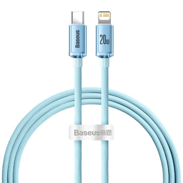 Kabel USB-C kabel iPhone Lightning Quick Loading 20w 1.2m Modra