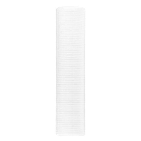 Drap jetable blanc pour cosmétique en rouleau — vue de face