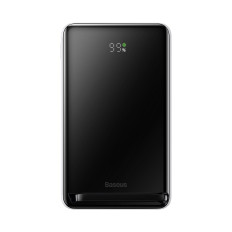 PowerBank ar bezvadu uzlādi MagSafe 10000mAh 20W USB-C kabelis 0.5m Balta