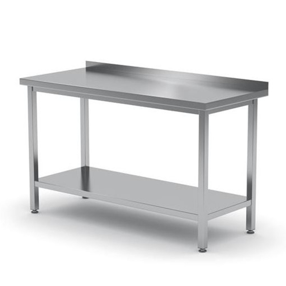 Stalo stalas plieno virtuvei su stovo ir 180x60cm - Hendi 811504