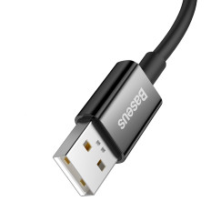 Serie Superior SuperVOC USB-A Cable para USB-C 65W 1M BLACK