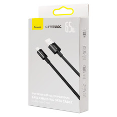Serie Superior SuperVOC USB-A Cable para USB-C 65W 1M BLACK