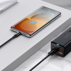 Serie Superior SuperVOC USB-A Cable para USB-C 65W 1M BLACK