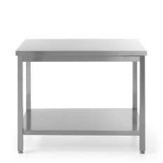 Table de travail central avec étagère - à assembler 1000 x 600 cm Hendi 811511