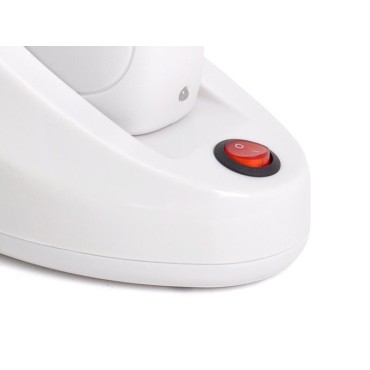 Aquecedor de cera 40w mono roll — close-up dos controlos
