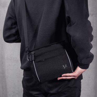 Τσάντα ποδηλάτων για πλοήγηση με μαύρο ιμάντα ώμου