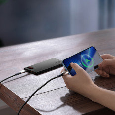 Powerbank de Metal Adaman com carregamento rápido 10000mAh 22,5w