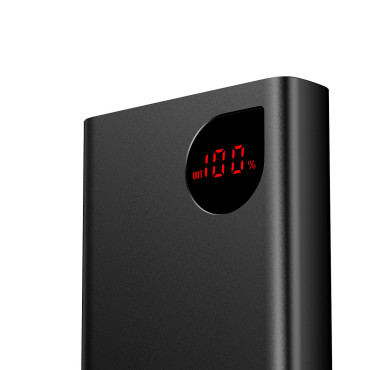 Adaman PowerBank ar ātru ielādi 20000mAh 22.5W USB-C kabelis 0.3m Black