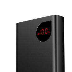 Adaman PowerBank ar ātru ielādi 20000mAh 22.5W USB-C kabelis 0.3m Black
