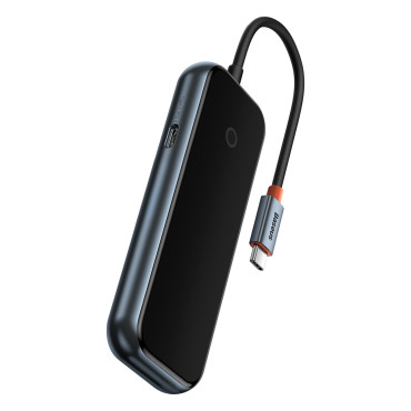ACMEJOY HUB 4-PORT USB-C 3XUSB 3.0 tmavosi