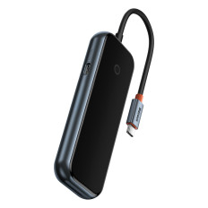 ACMEJOY HUB 4-PORT USB-C 3XUSB 3.0 tmavosi