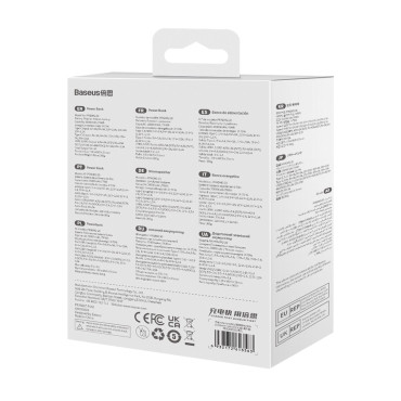PowerBank ar displeju 20000mAh 30W 2xusb 1xusb-c ātru uzlādi SCP vooc melns