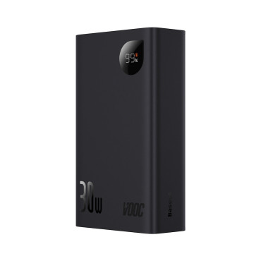 Powerbank con display 20000mAh 30W 2xUSB 1xUSB-C CHANNORE A Quick CPP VOOC NERO